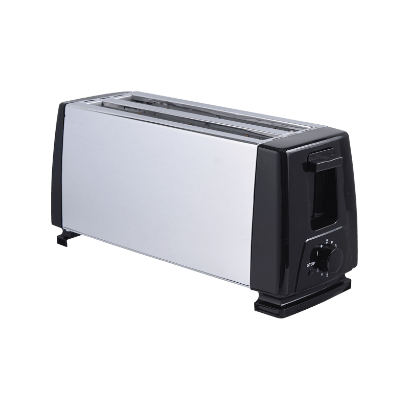 HJT-018S Stainless steel housing mechanical timer control auto pop up 4 slice electric bread toaster